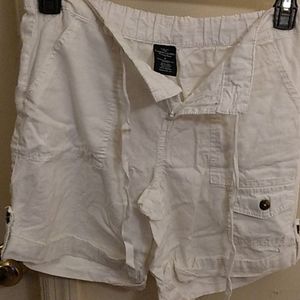 Faded Glory white shorts